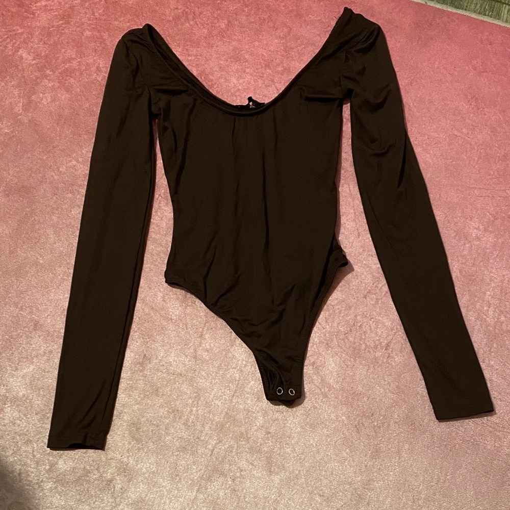 Long Sleeve Brown One Piece